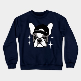 French Bulldog Gangsta Rap Dog Owner Frenchie Funny Dog Crewneck Sweatshirt